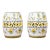 1990s Pair of Ceramic Garden Stools For Sale