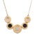Unique Black Onyx and Diamond Chain Necklaces in 14k Solid Yellow Gold For Sale