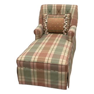 Vintage Petite Chaise Lounge For Sale