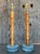 Vintage Coastal Wrapped Pencil Reed Column Lamps - a Pair For Sale In West Palm - Image 6 of 10