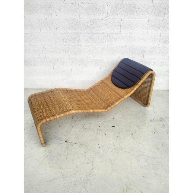 Model P3S Chaise Longue in Rattan by Tito Agnoli for Bonacina, 1960s For Sale - Image 9 of 13