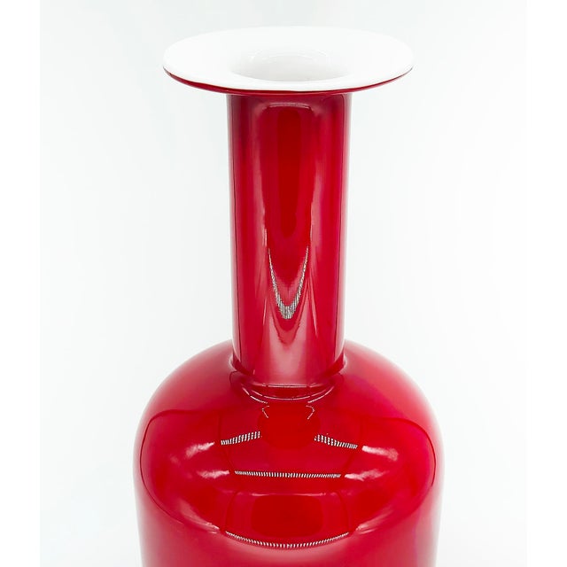 Otto Brauer Kastrup-Holmegaard Gulvvase Vases, Set of 4, Danish Modern 1962 For Sale - Image 17 of 18