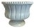 Large Ribbed Footed Decorative Bowl With Beaded Edge For Sale