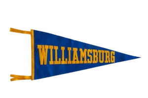 Vintage 1930s Williamsburg Felt Pennant