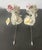 Vintage Wall Lamp with Floral Porcelain Elements, 1960s, Set of 2 For Sale - Image 11 of 18