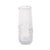 Portage Ice Clear Abstract Glass Vase- Tall For Sale - Image 9 of 11