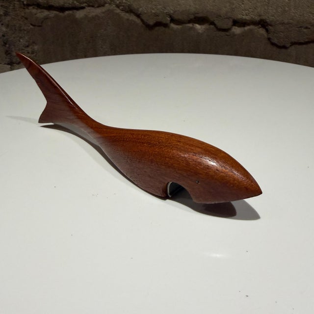 Dansk 1960s Scandinavian Teak Wood Bottle Opener Attr Arne Basse For Sale - Image 4 of 12