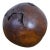 Vintage Indonesian Teak Wood Garden Sphere Ball Orb Sculpture 12" For Sale