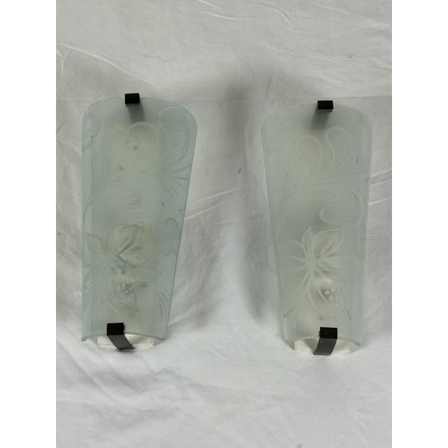 Wall Lamps by Pietro Chiesa for Fontana Arte, 1950s, Set of 2 For Sale - Image 10 of 15