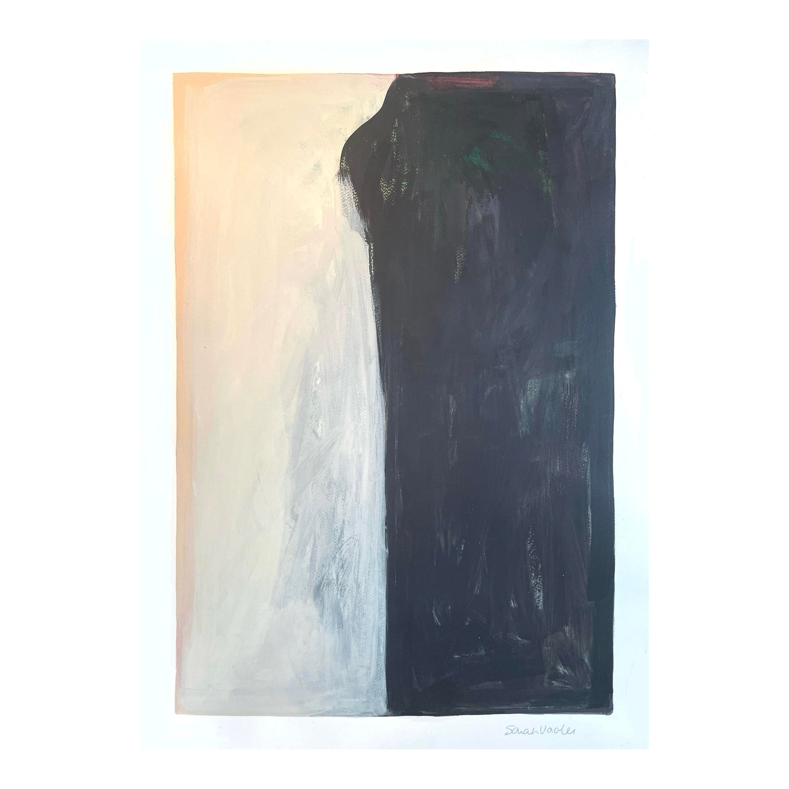 Minimalist Abstract High Contrast Composition | Chairish