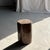 Side Table in Brown Petrified Wood, 1980s For Sale - Image 4 of 18