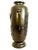 Japanese Meiji Era Patinated Bronze Vase With Peonies and a Child For Sale - Image 10 of 15