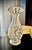 Antique Bohemian White Overlay Gilded Glass Vase, 1800s For Sale - Image 13 of 18