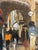 Shaul Victor, Israeli Judaica Oil Painting, Street Scene Jerusalem or Safed For Sale - Image 4 of 6
