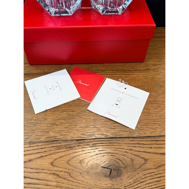 Contemporary Pair of Baccarat Louxor Votives For Sale - Image 3 of 7