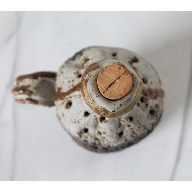 Vintage Signed Studio Art Pottery Jug For Sale In Milwaukee - Image 6 of 10