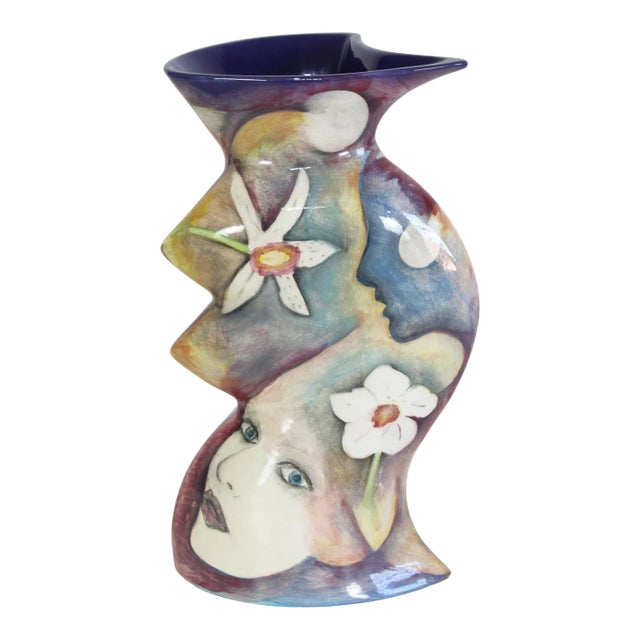 Hand Thrown Harris Studio Vase For Sale