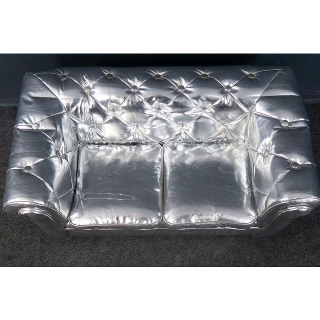 Small English Chesterfield Sofa For Sale - Image 9 of 13