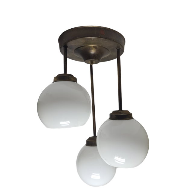 Art Nouveau Chandelier, Poland, 1970s For Sale - Image 12 of 13