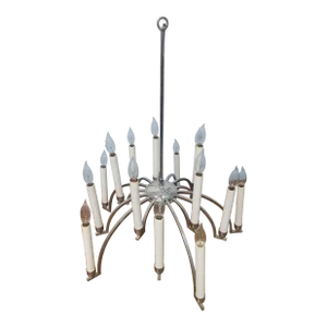 Mid-Century Chrome Chandelier