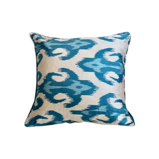 18" Square Ikat Mykonos Pillow For Sale