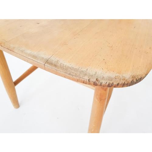 Spindle Back Dining Chairs, 1950s, Set of 2 For Sale - Image 3 of 10