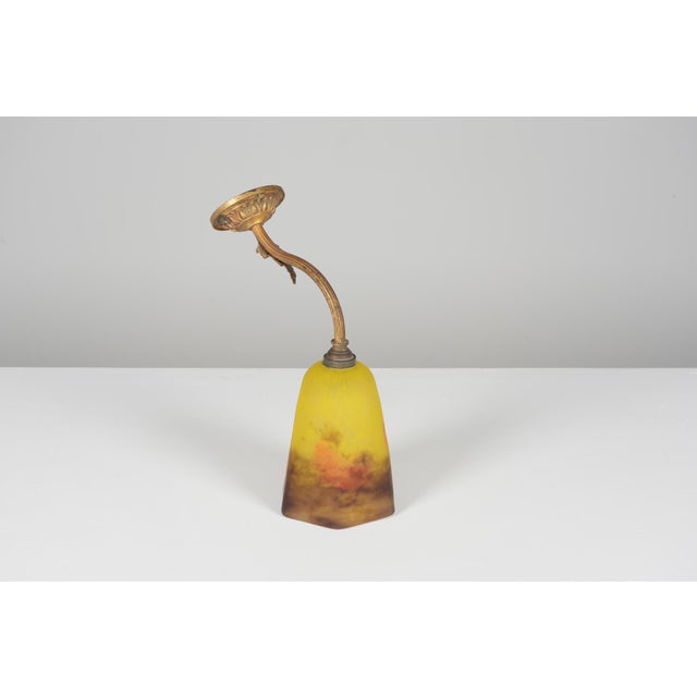Glass Paste Wall Light by David Guéron for Verrerie d'Art Degué, 1920s For Sale - Image 3 of 7