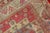 Textile Colorful Antique Turkish Small Oushak Carpet in Multi Layered Design For Sale - Image 7 of 14