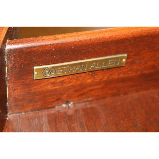 Ethan Allen Townhouse Collection Inlaid Demilune Server Sideboard