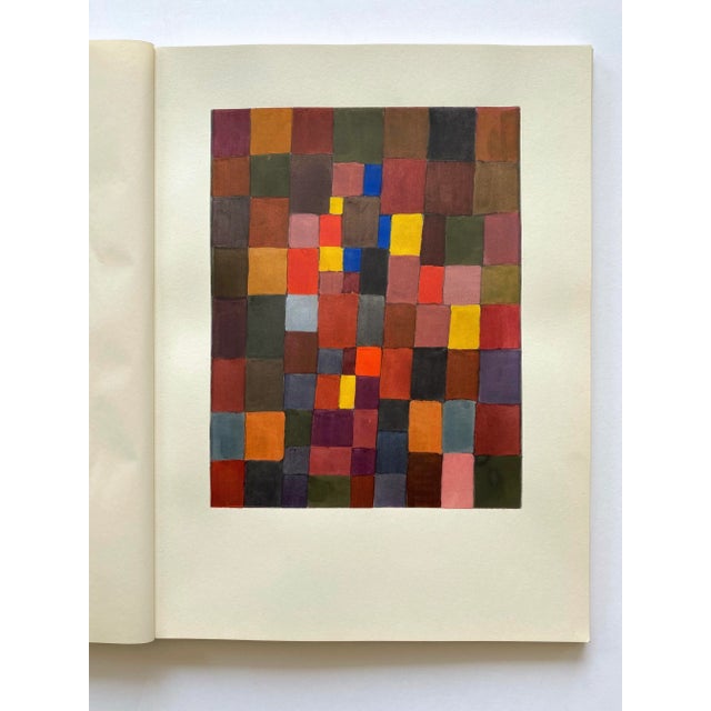 Mid-Century Modern Paul Klee Vintage 1958 LMTD First Edition Rare Fine Art Pochoir Prints Portfolio Extra Large Hardcover Mid Century Modernist Art Book For Sale - Image 3 of 12
