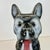 1950s 1950s Boho Chic Outdoor Garden Frenchie French Bulldog Concrete Statue For Sale - Image 5 of 14