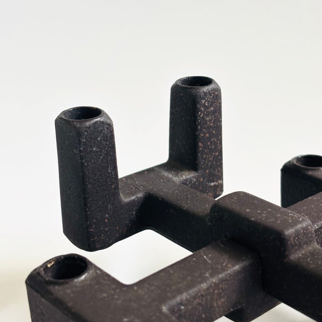 Mid 20th Century MCM Dansk Stacking Candle Holders by Jens Quistgaard - Set of 2 For Sale - Image 5 of 11
