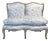 Antique French Toile Settee For Sale