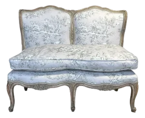 Antique French Toile Settee