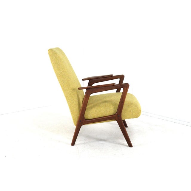 Wood Dutch Hoekschewaard Lounge Chair For Sale - Image 7 of 11