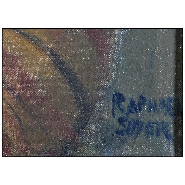 Figurative Mid 20th Century Aspiring Scholar, Raphael Soyer For Sale - Image 3 of 4