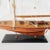 Vintage Endeavour Sailboat Model in Wood For Sale - Image 3 of 12