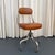 1940s Industrial Steel Leather Adjustable Swivel Task Chair by Domore Chair Company For Sale - Image 9 of 10