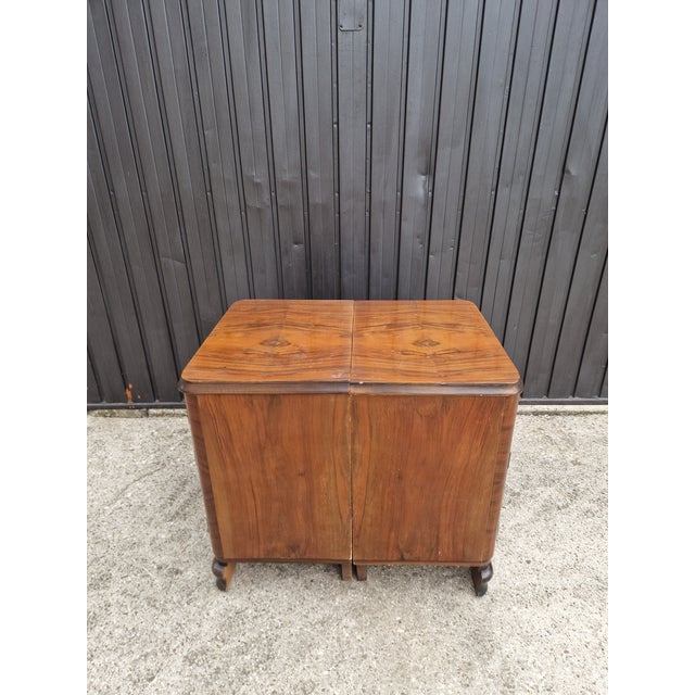 Art Deco Burl Bedside Tables, 1930, Set of 2 For Sale - Image 6 of 11