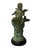 20th Century Continental Verdigris Bronze Putto Riding Fish Sculpture For Sale - Image 9 of 11