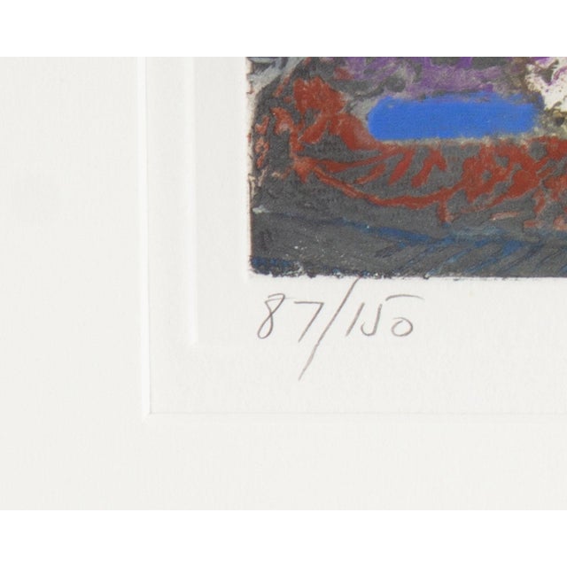 “Été” Abstract Etching by Nissan Engel For Sale - Image 4 of 8
