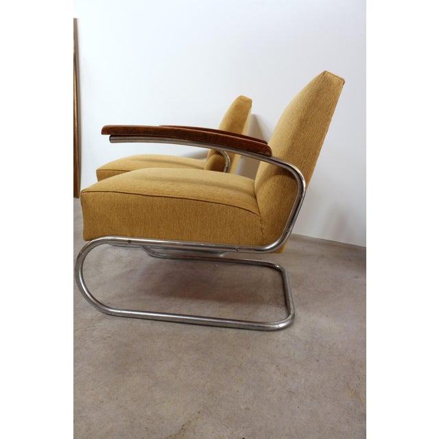 Bauhaus S 411 Chairs from Thonet, 1935, Set of 2 For Sale - Image 9 of 18