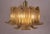 Metal Pendant Light with Petals in Gold Murano Glass from Mazzega, 1970s For Sale - Image 7 of 12