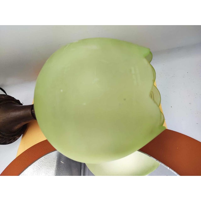 1920s Art Deco Brass Ceiling Lamp, 1920s For Sale - Image 5 of 7