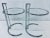 Eileen Gray E 1027 Style Adjustable Chrome and Glass Side Tables - a Pair For Sale In Miami - Image 6 of 11