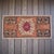 Shabby Chic Small Turkish Rug Hand Knotted Faded Mat Entry Decor, Distressed Low Pile - 1'6'' X 3' For Sale - Image 3 of 13