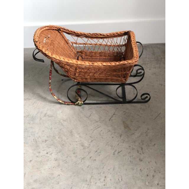 Ho Ho Ho! This sweet little vintage sleigh will add to the holiday cheer once it’s filled with some wrapped gifts or a...