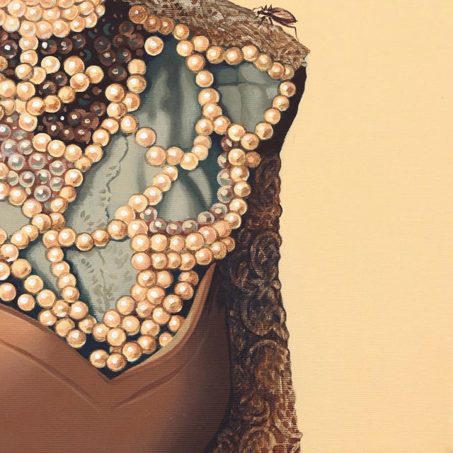 2020s "Autumn" Contemporary Surrealist Figurative Acrylic Painting by Carlos Gamez De Francisco For Sale - Image 5 of 9