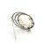 1990s Mikimoto Estate Akoya Pearl Brooch Pin Sterling Silver 7.40 mm For Sale In New York - Image 6 of 9