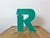 This vintage industrial illuminated letter “ R “ was made in Italy during the 1970s and comes from an old advertising...